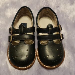 Amilio leather double buckle Mary Jane